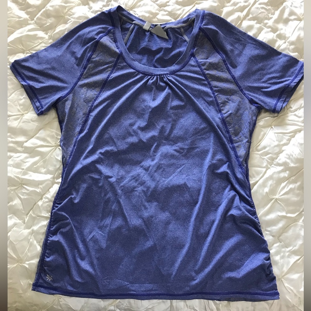 Athleta Blue Technical Top in XLT